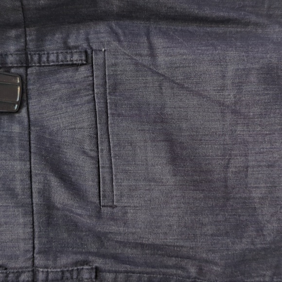 Loft Women's Chambray Pencil Skirt w/Slit Size 10 - Picture 6 of 9